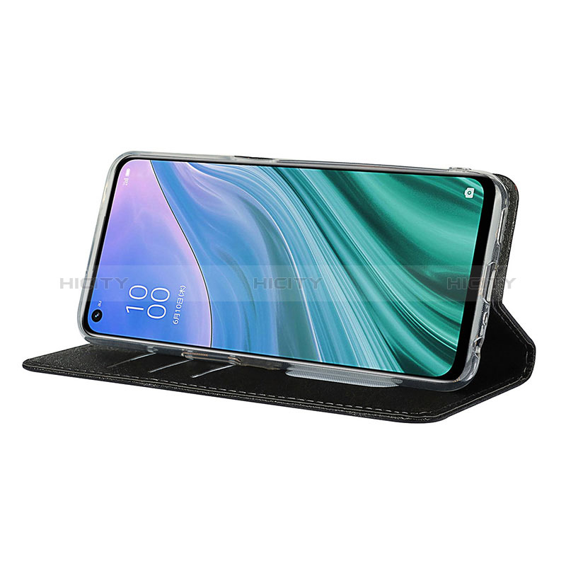 Coque Portefeuille Livre Cuir Etui Clapet D01T pour Oppo A74 5G Plus