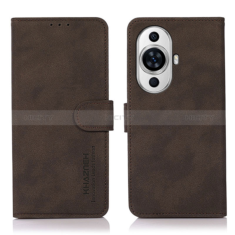 Coque Portefeuille Livre Cuir Etui Clapet D01Y pour Huawei Nova 11 Ultra Marron Plus