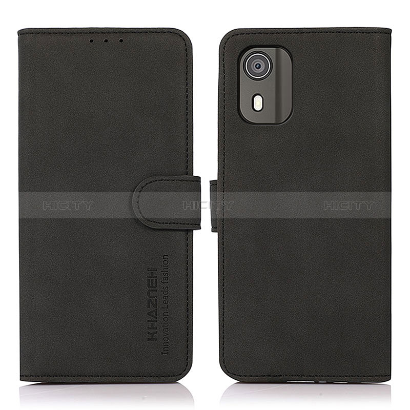 Coque Portefeuille Livre Cuir Etui Clapet D01Y pour Nokia C02 Noir Plus