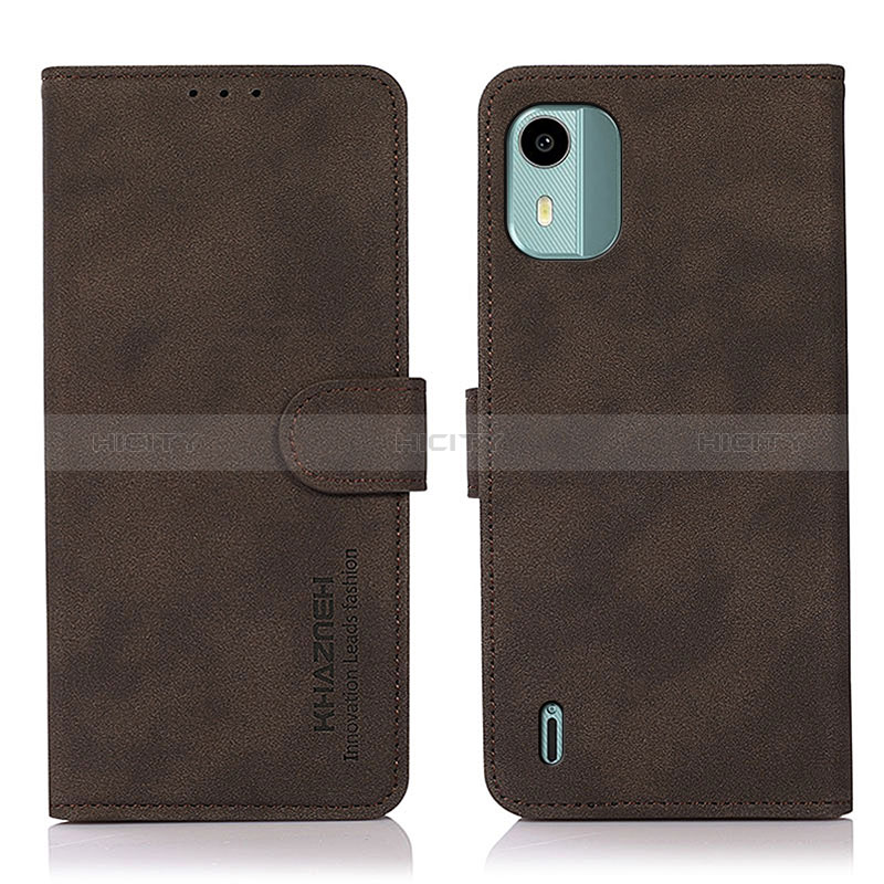 Coque Portefeuille Livre Cuir Etui Clapet D01Y pour Nokia C12 Marron Plus