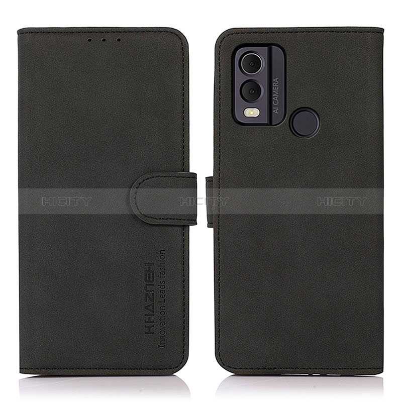 Coque Portefeuille Livre Cuir Etui Clapet D01Y pour Nokia C22 Noir Plus