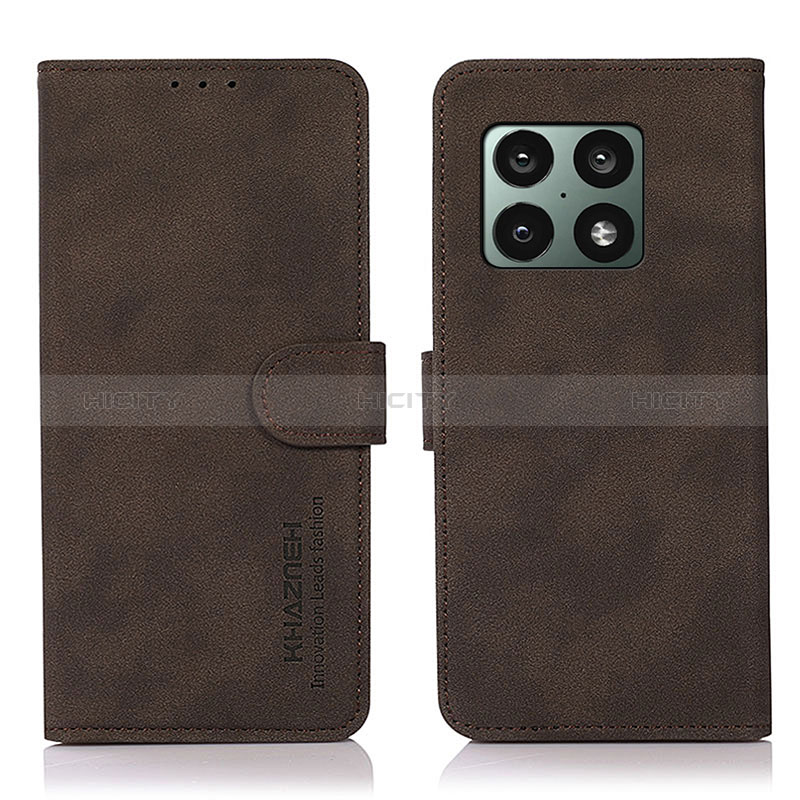 Coque Portefeuille Livre Cuir Etui Clapet D01Y pour OnePlus 10 Pro 5G Marron Plus