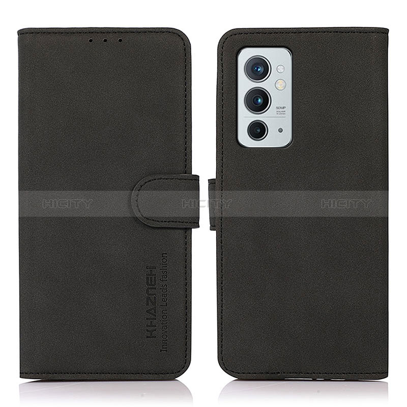 Coque Portefeuille Livre Cuir Etui Clapet D01Y pour OnePlus 9RT 5G Noir Plus