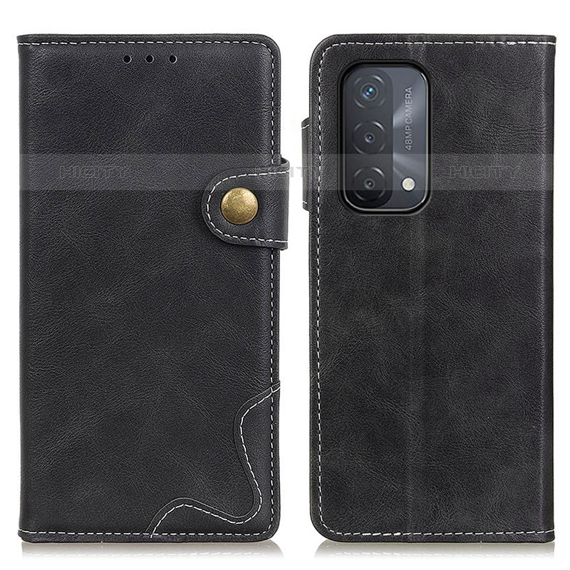 Coque Portefeuille Livre Cuir Etui Clapet D01Y pour OnePlus Nord N200 5G Noir Plus