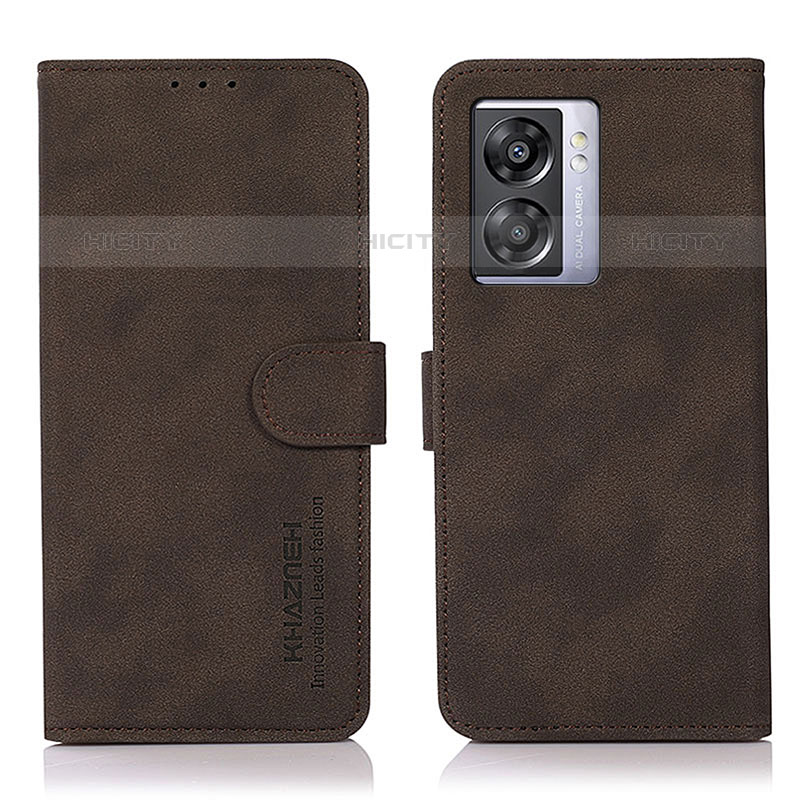 Coque Portefeuille Livre Cuir Etui Clapet D01Y pour OnePlus Nord N300 5G Marron Plus