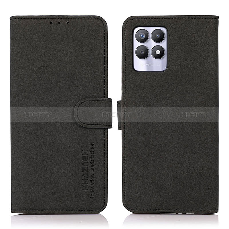 Coque Portefeuille Livre Cuir Etui Clapet D01Y pour Realme Narzo 50 4G Noir Plus