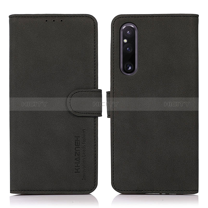 Coque Portefeuille Livre Cuir Etui Clapet D01Y pour Sony Xperia 1 V Noir Plus