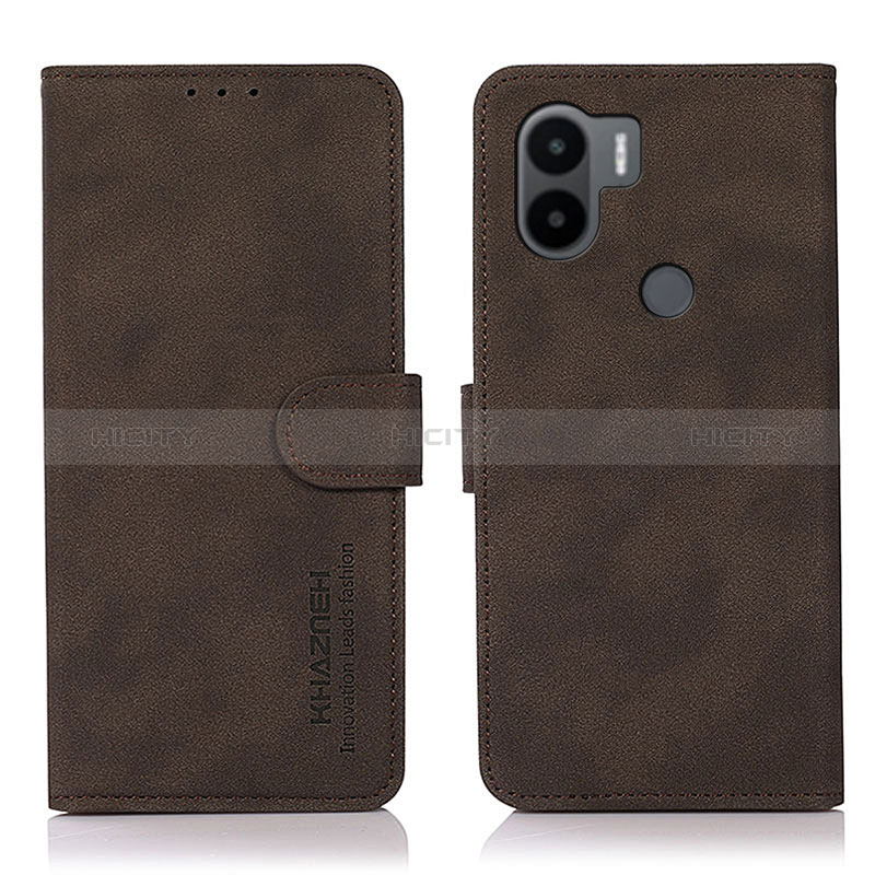 Coque Portefeuille Livre Cuir Etui Clapet D01Y pour Xiaomi Redmi A1 Plus Marron Plus