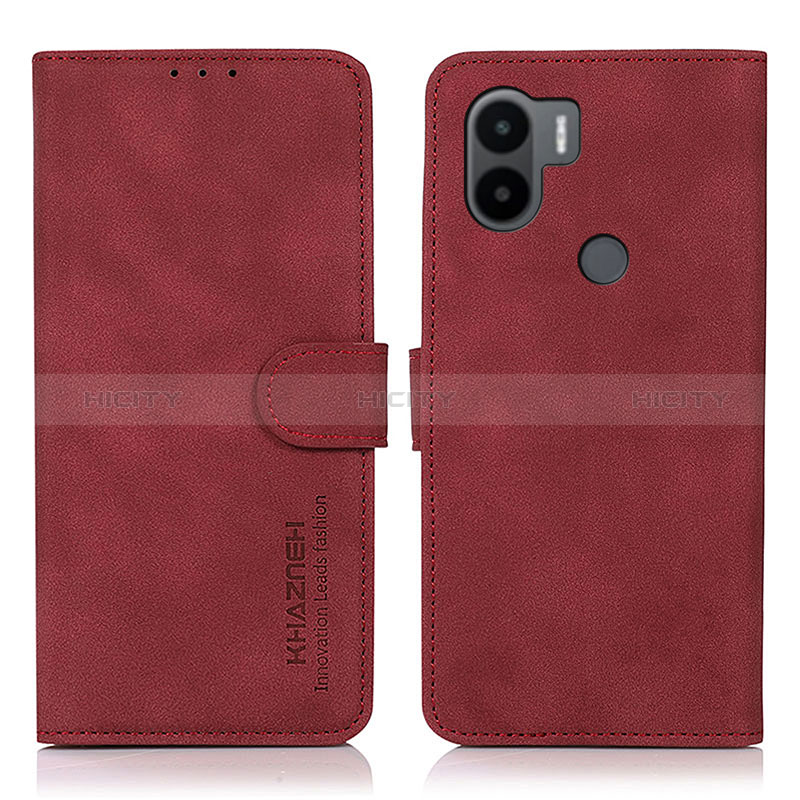 Coque Portefeuille Livre Cuir Etui Clapet D01Y pour Xiaomi Redmi A1 Plus Rouge Plus