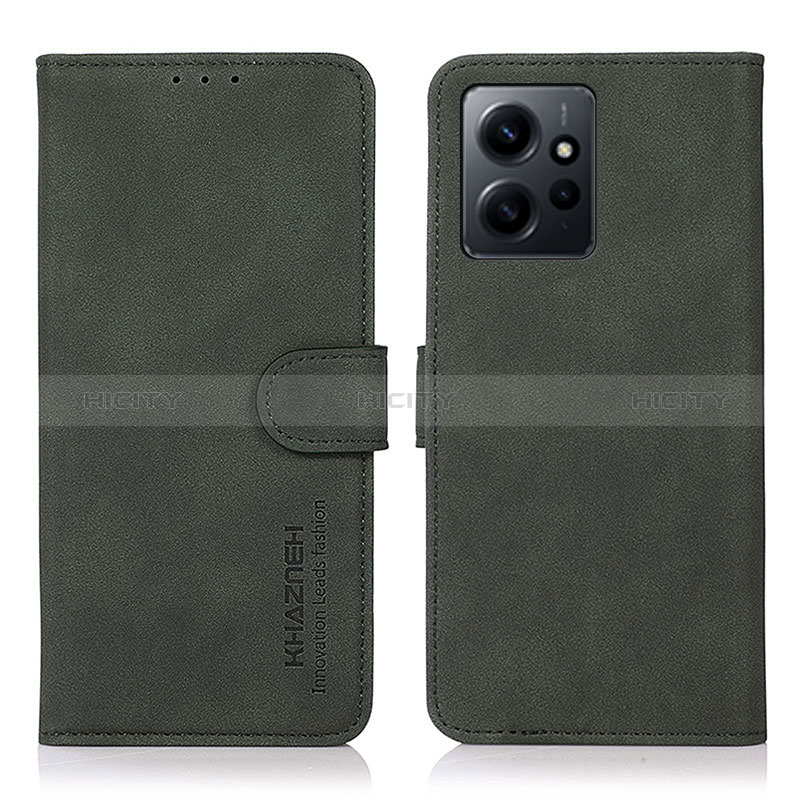 Coque Portefeuille Livre Cuir Etui Clapet D01Y pour Xiaomi Redmi Note 12 4G Vert Plus