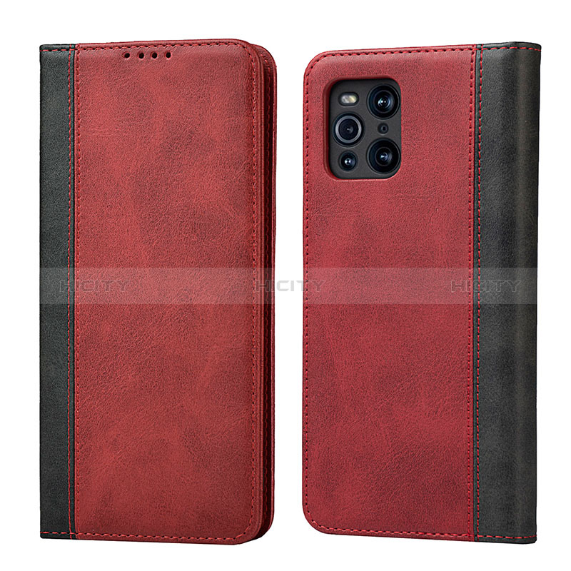 Coque Portefeuille Livre Cuir Etui Clapet D02T pour Oppo Find X3 5G Plus