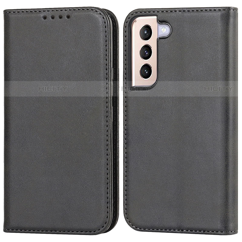 Coque Portefeuille Livre Cuir Etui Clapet D03T pour Samsung Galaxy S22 Plus 5G Noir Plus