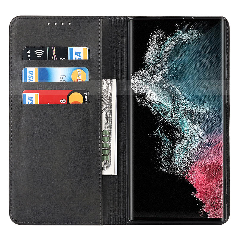 Coque Portefeuille Livre Cuir Etui Clapet D03T pour Samsung Galaxy S22 Ultra 5G Plus