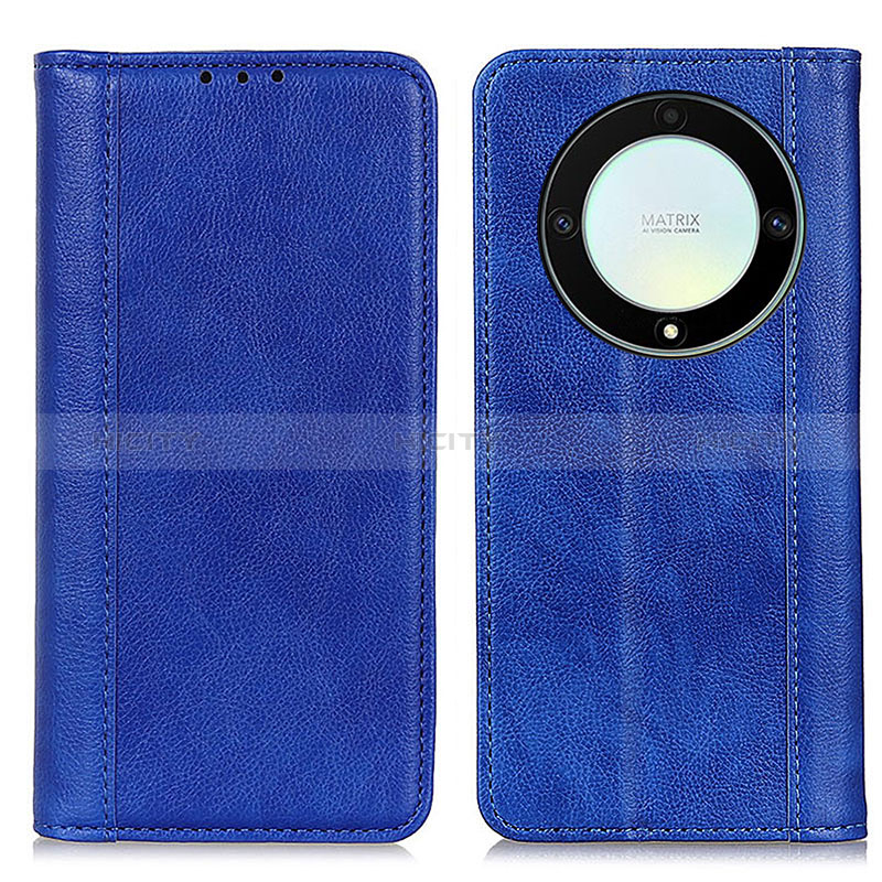 Coque Portefeuille Livre Cuir Etui Clapet D03Y pour Huawei Honor Magic5 Lite 5G Bleu Plus