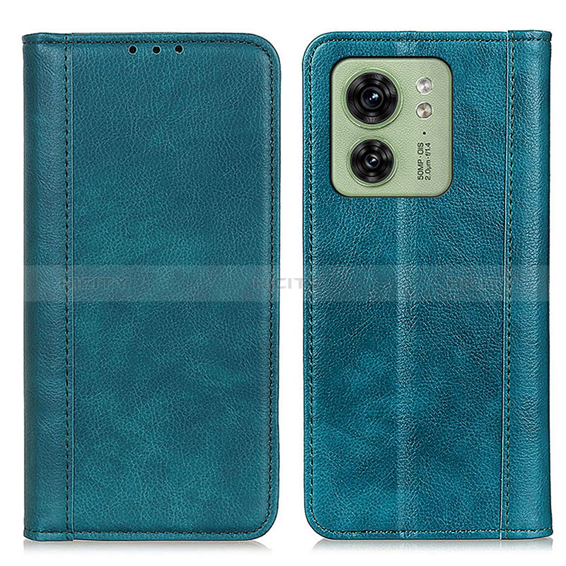 Coque Portefeuille Livre Cuir Etui Clapet D03Y pour Motorola Moto Edge (2023) 5G Vert Plus