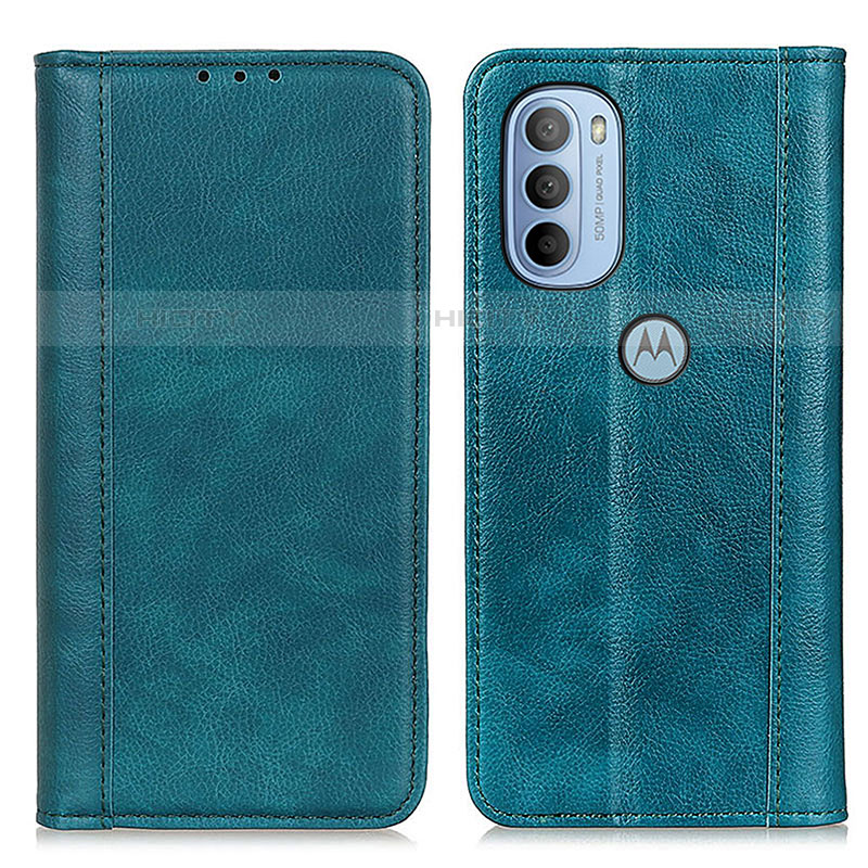 Coque Portefeuille Livre Cuir Etui Clapet D03Y pour Motorola Moto G41 Vert Plus