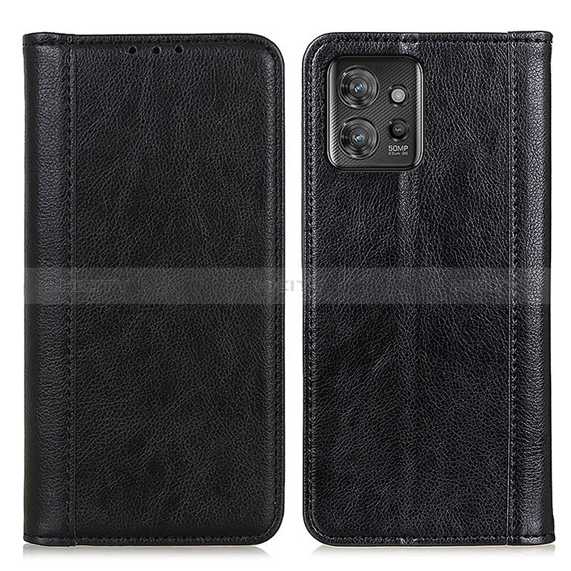 Coque Portefeuille Livre Cuir Etui Clapet D03Y pour Motorola ThinkPhone 5G Noir Plus