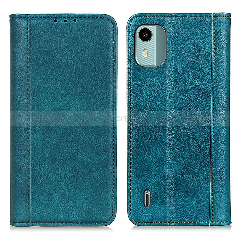 Coque Portefeuille Livre Cuir Etui Clapet D03Y pour Nokia C12 Vert Plus