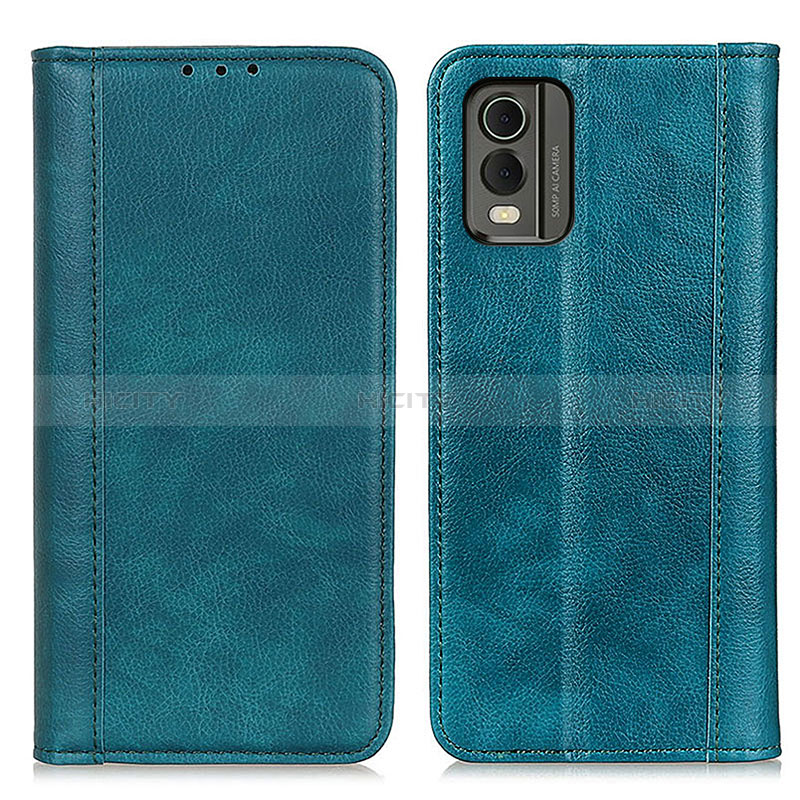 Coque Portefeuille Livre Cuir Etui Clapet D03Y pour Nokia C32 Vert Plus