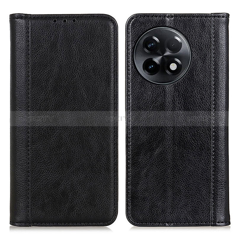 Coque Portefeuille Livre Cuir Etui Clapet D03Y pour OnePlus 11R 5G Noir Plus