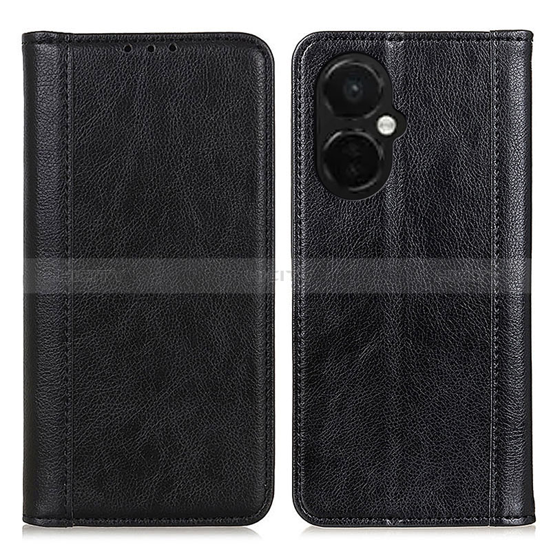 Coque Portefeuille Livre Cuir Etui Clapet D03Y pour OnePlus Nord CE 3 5G Noir Plus