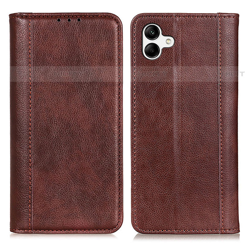 Coque Portefeuille Livre Cuir Etui Clapet D03Y pour Samsung Galaxy F14 5G Marron Plus