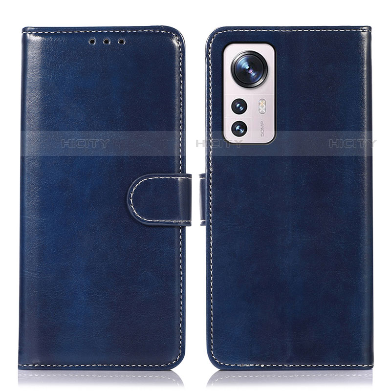 Coque Portefeuille Livre Cuir Etui Clapet D03Y pour Xiaomi Mi 12S 5G Bleu Plus