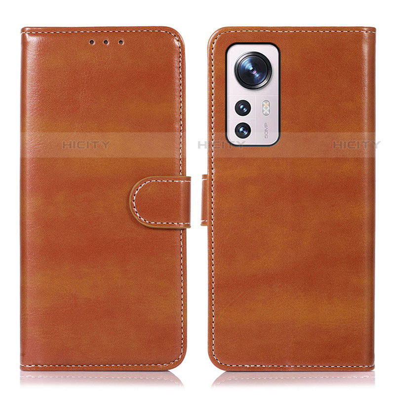 Coque Portefeuille Livre Cuir Etui Clapet D03Y pour Xiaomi Mi 12S 5G Marron Plus