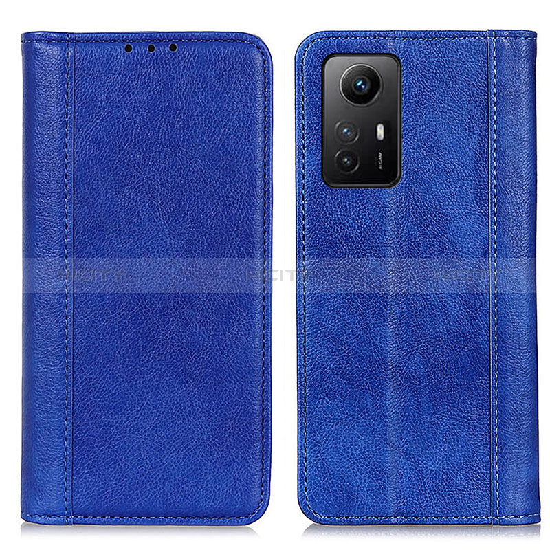 Coque Portefeuille Livre Cuir Etui Clapet D03Y pour Xiaomi Redmi Note 12S Bleu Plus