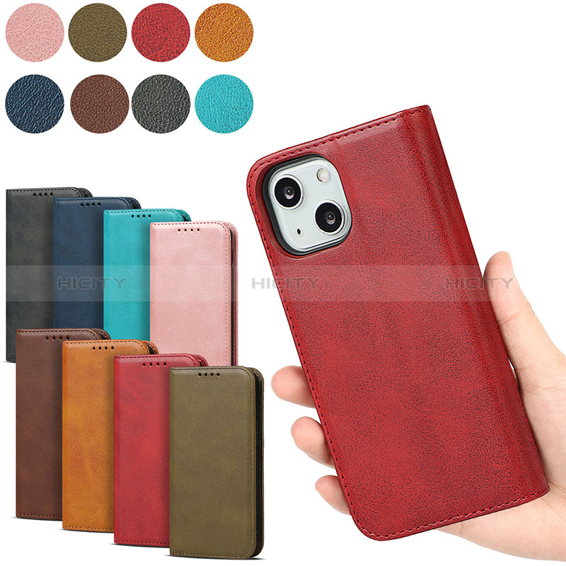 Coque Portefeuille Livre Cuir Etui Clapet D04T pour Apple iPhone 13 Plus