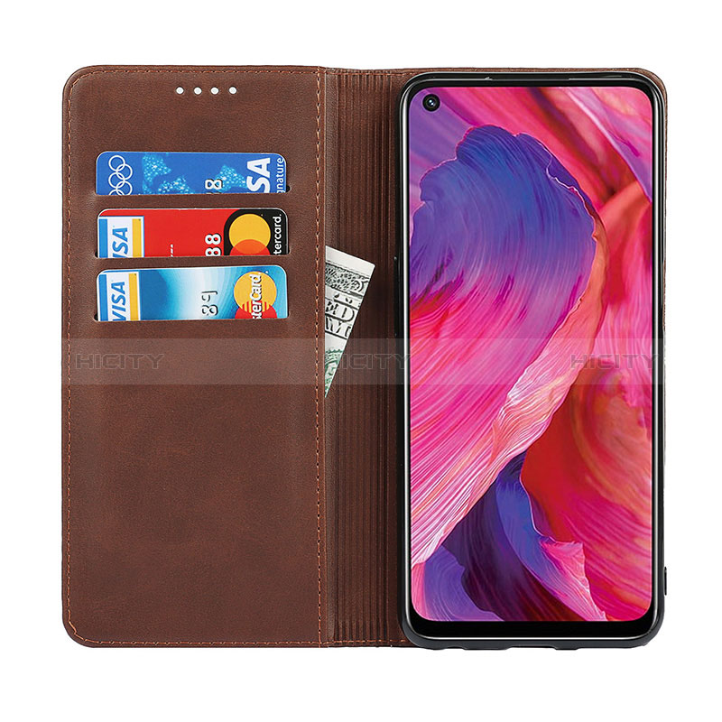 Coque Portefeuille Livre Cuir Etui Clapet D04T pour Oppo A74 5G Plus