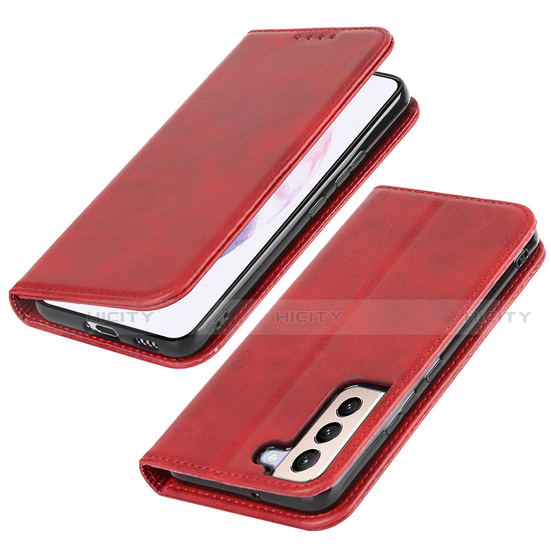 Coque Portefeuille Livre Cuir Etui Clapet D04T pour Samsung Galaxy S21 5G Plus