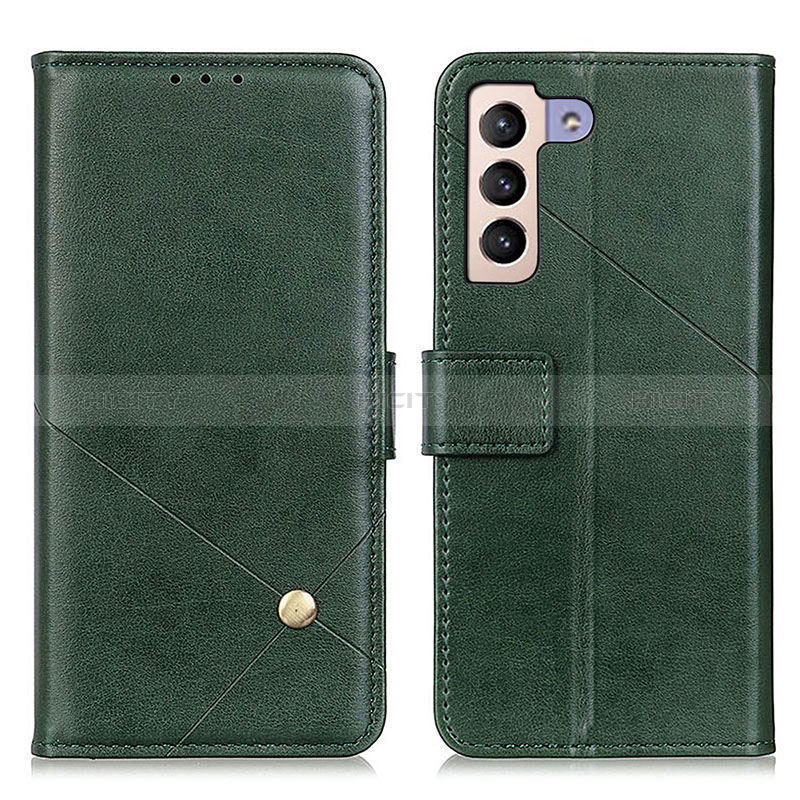 Coque Portefeuille Livre Cuir Etui Clapet D04Y pour Samsung Galaxy S24 Plus 5G Vert Plus