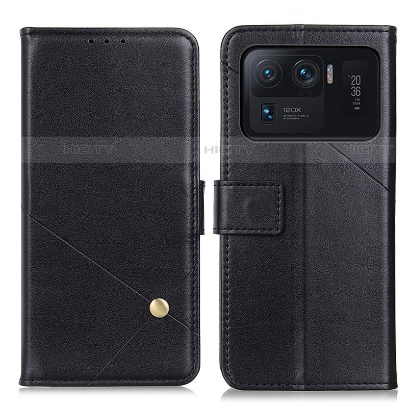 Coque Portefeuille Livre Cuir Etui Clapet D04Y pour Xiaomi Mi 11 Ultra 5G Noir Plus