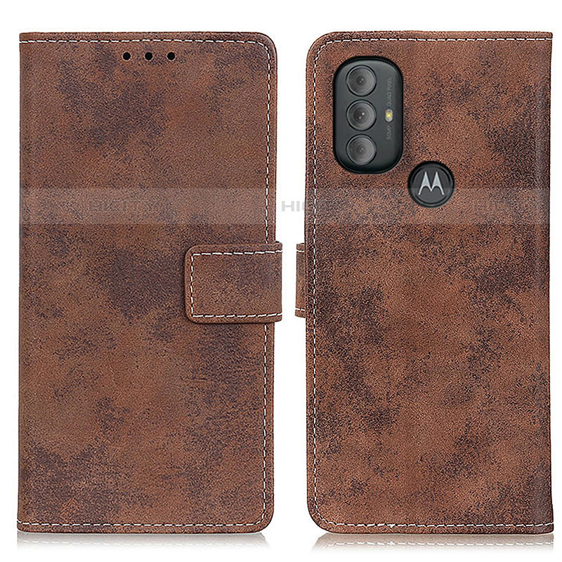 Coque Portefeuille Livre Cuir Etui Clapet D05Y pour Motorola Moto G Play Gen 2 Marron Plus