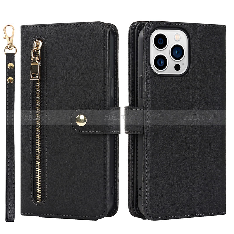 Coque Portefeuille Livre Cuir Etui Clapet D06T pour Apple iPhone 13 Pro Max Plus