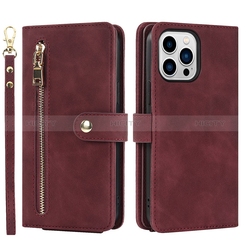 Coque Portefeuille Livre Cuir Etui Clapet D06T pour Apple iPhone 16 Pro Plus