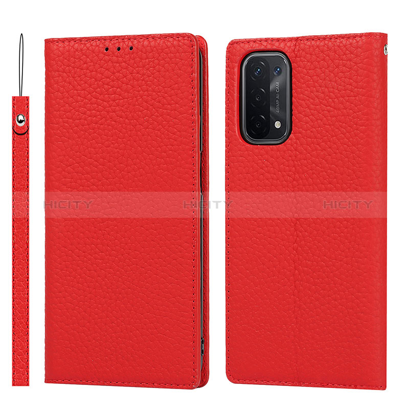 Coque Portefeuille Livre Cuir Etui Clapet D06T pour Oppo A74 5G Plus