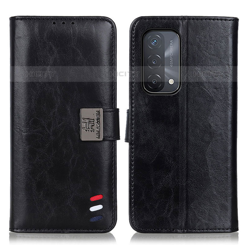 Coque Portefeuille Livre Cuir Etui Clapet D06Y pour OnePlus Nord N200 5G Noir Plus