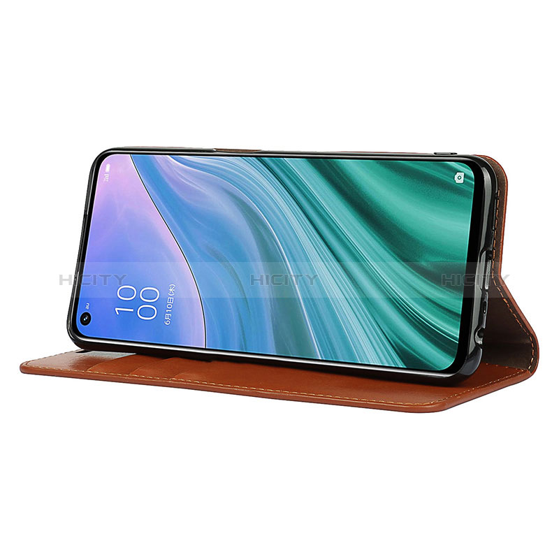 Coque Portefeuille Livre Cuir Etui Clapet D07T pour Oppo A54 5G Plus