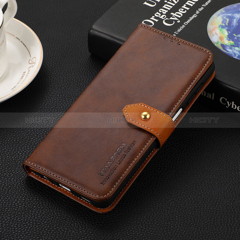 Coque Portefeuille Livre Cuir Etui Clapet D07Y pour Huawei Honor X8b Marron Plus