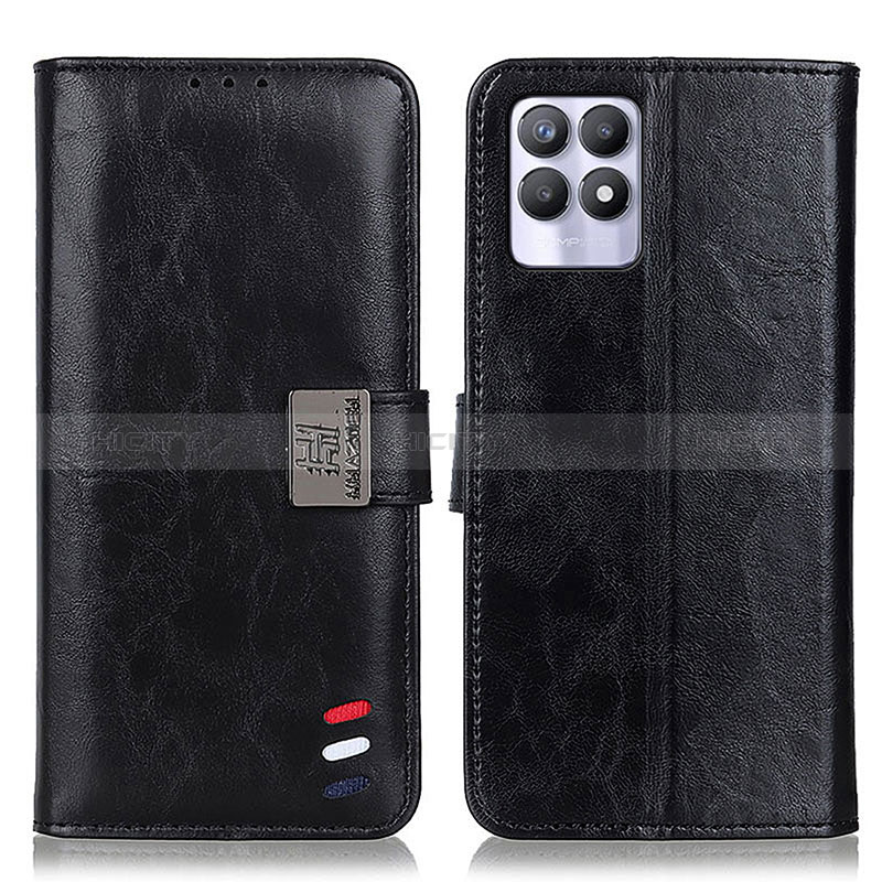 Coque Portefeuille Livre Cuir Etui Clapet D07Y pour Realme 8i Plus