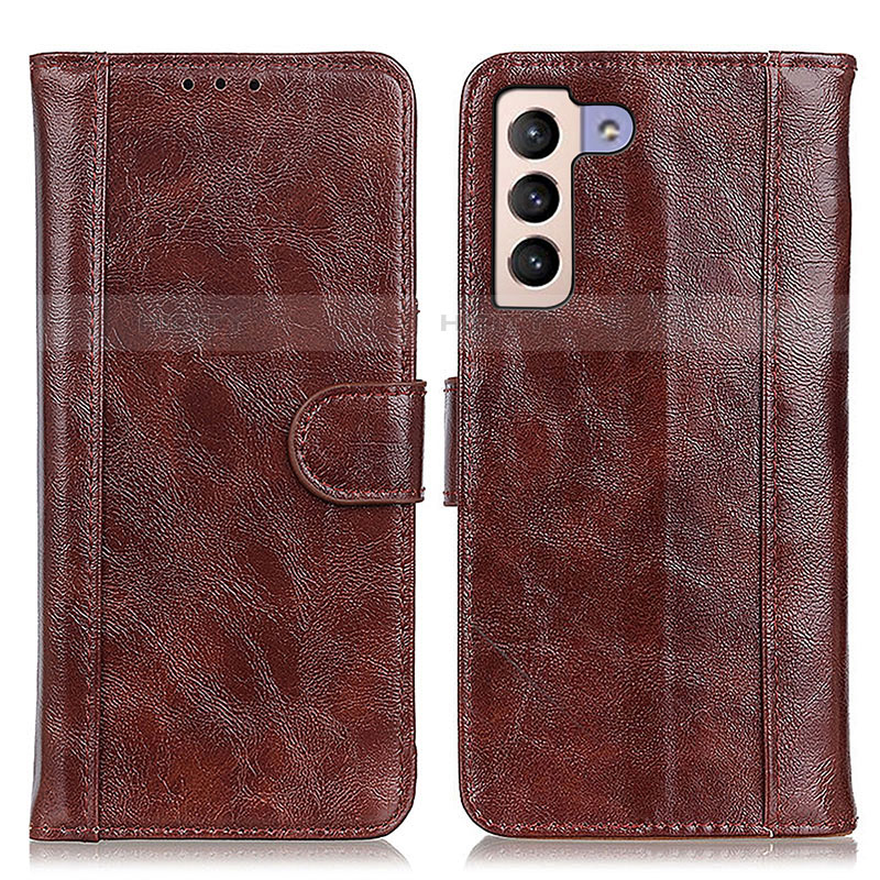 Coque Portefeuille Livre Cuir Etui Clapet D07Y pour Samsung Galaxy S23 Plus 5G Marron Plus