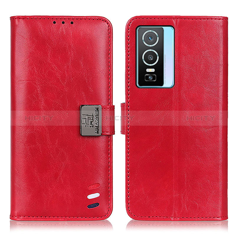 Coque Portefeuille Livre Cuir Etui Clapet D07Y pour Vivo Y76s 5G Plus