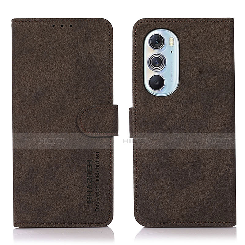 Coque Portefeuille Livre Cuir Etui Clapet D08Y pour Motorola Moto Edge 30 Pro 5G Marron Plus