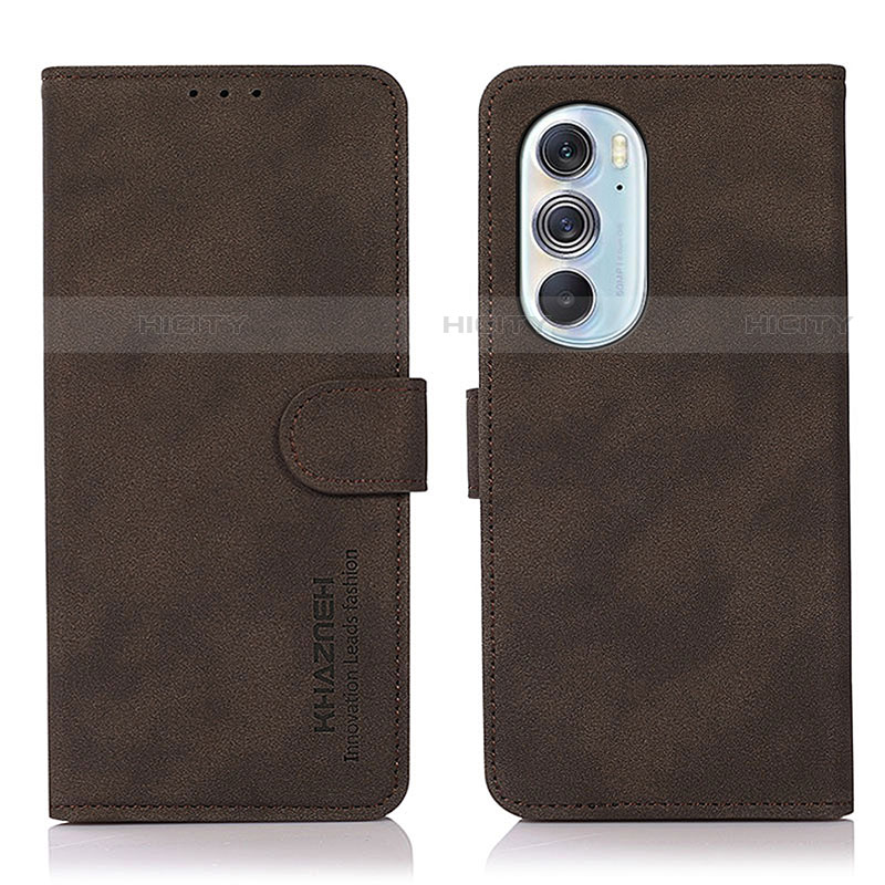 Coque Portefeuille Livre Cuir Etui Clapet D08Y pour Motorola Moto Edge Plus (2022) 5G Marron Plus