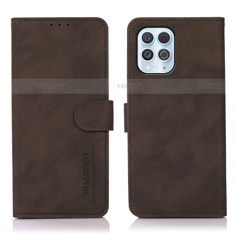 Coque Portefeuille Livre Cuir Etui Clapet D08Y pour Motorola Moto G100 5G Marron Plus