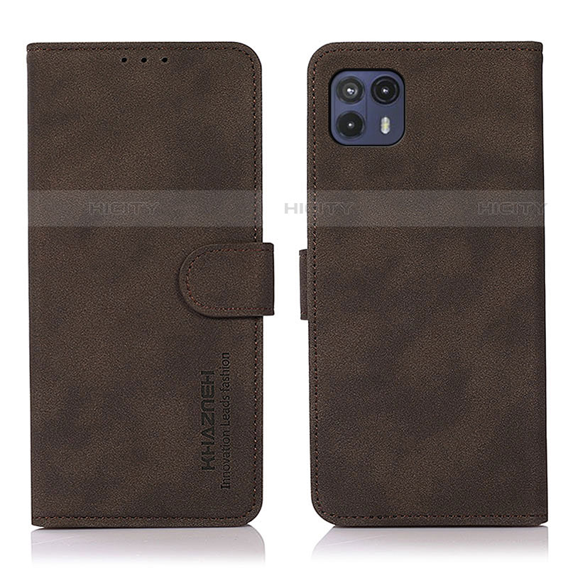 Coque Portefeuille Livre Cuir Etui Clapet D08Y pour Motorola Moto G50 5G Marron Plus