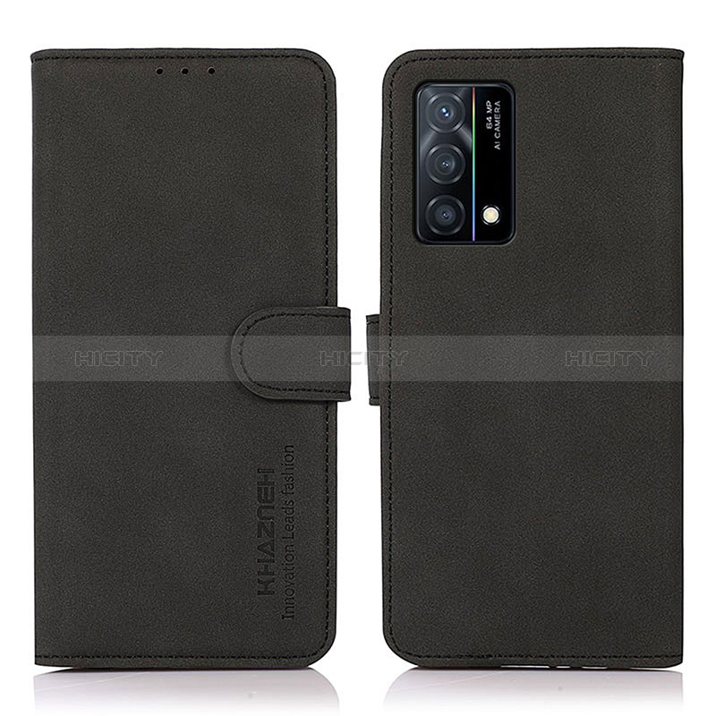 Coque Portefeuille Livre Cuir Etui Clapet D08Y pour Oppo K9 5G Noir Plus