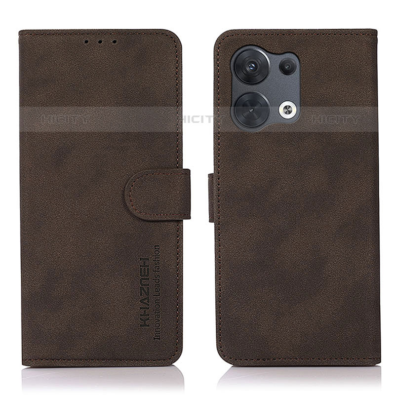 Coque Portefeuille Livre Cuir Etui Clapet D08Y pour Oppo Reno8 5G Marron Plus